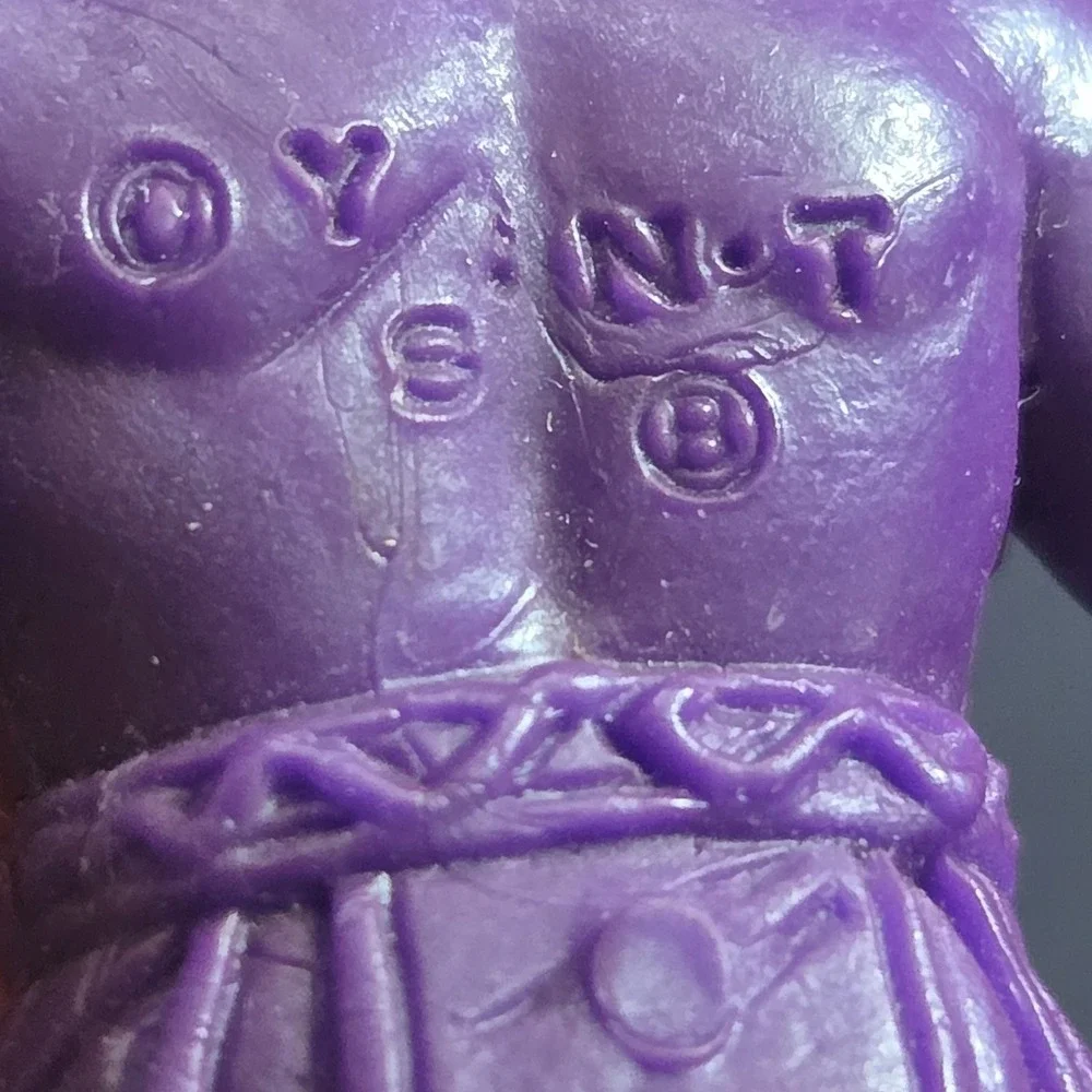 Vtg‎ M.U.S.C.L.E. Men Buffaloman Purple Figure #165 Kinnikuman 1980s Black Sumoh